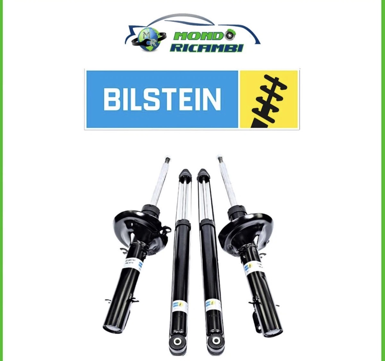 Set of four Bilstein shock absorbers used in GOOSEHIP lift kits